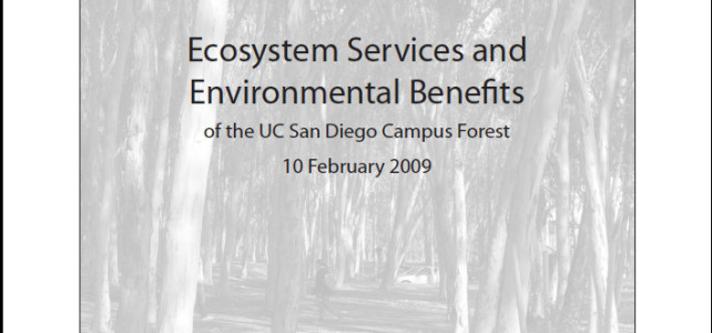 Ecosystem services and environmental benefits of the UC San Diego Campus Forest