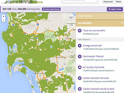 San Diego Tree Map